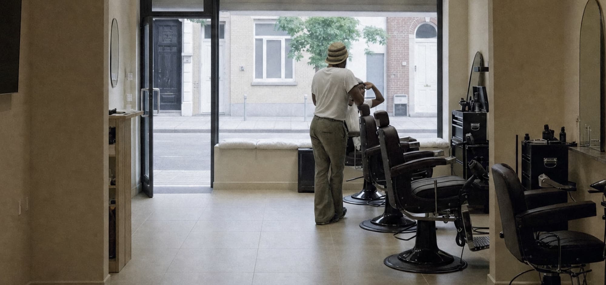Intérieur du salon Amisi Fusion Hair Beauty à Schaerbeek
